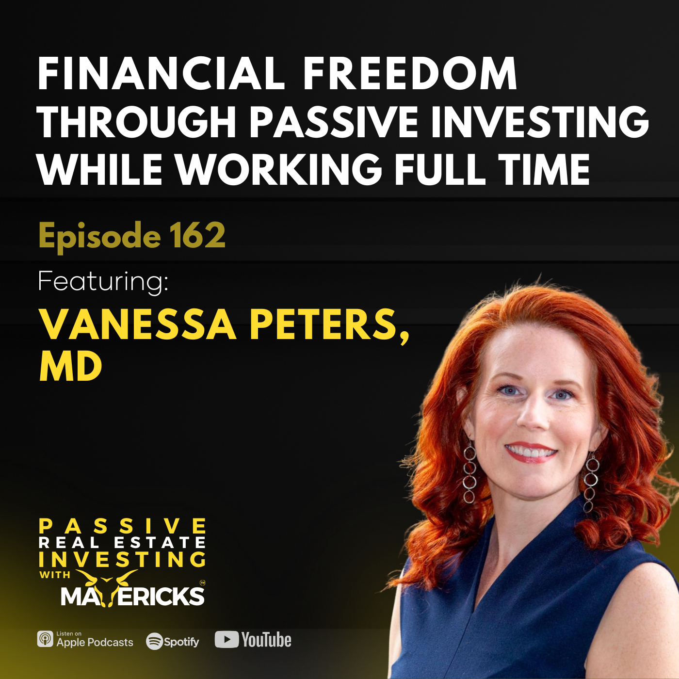 Financial Freedom through Passive Investing while working full-time podcast promo image