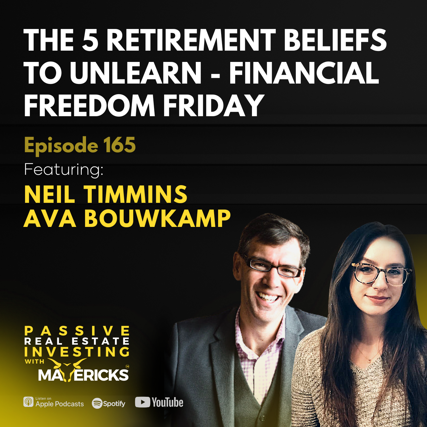 5 Retirement Beliefs to Unlearn podcast promo image